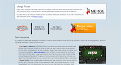 Desktop Screenshot of mergepoker.org